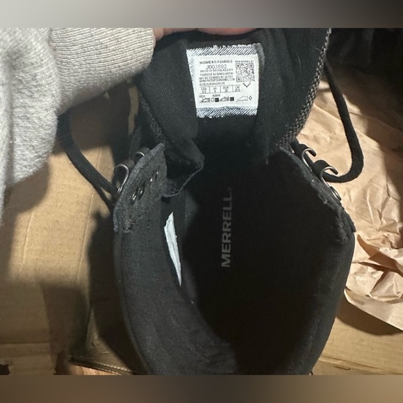 Merrell Black Holly 2 Lace Up Waterproof Boots Size 8.5. - Picture 2 of 7